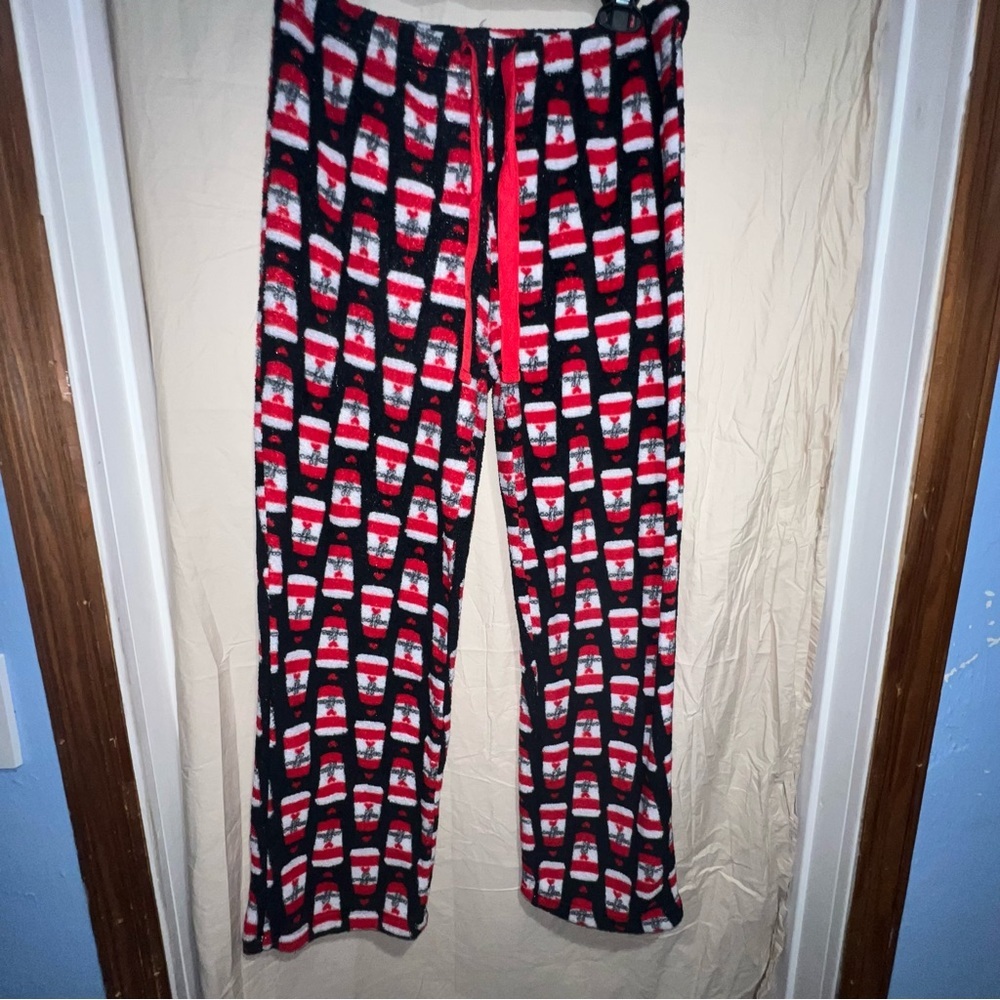 Fuzzy Coffee Pajama Bottoms
